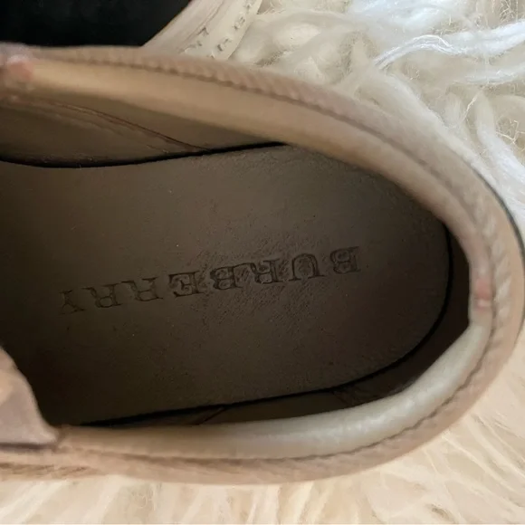 Burberry Kids Slip-On Shoes - Tan and Black - Picture 3 of 4